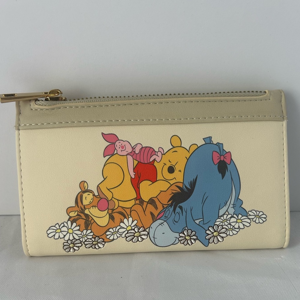 Disney Cream Wallet with Winnie the Pooh and Friends